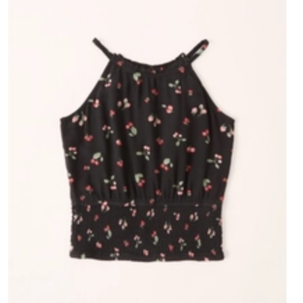 New with tags. Abercrombie girls’ high-neck smocked waist cami.